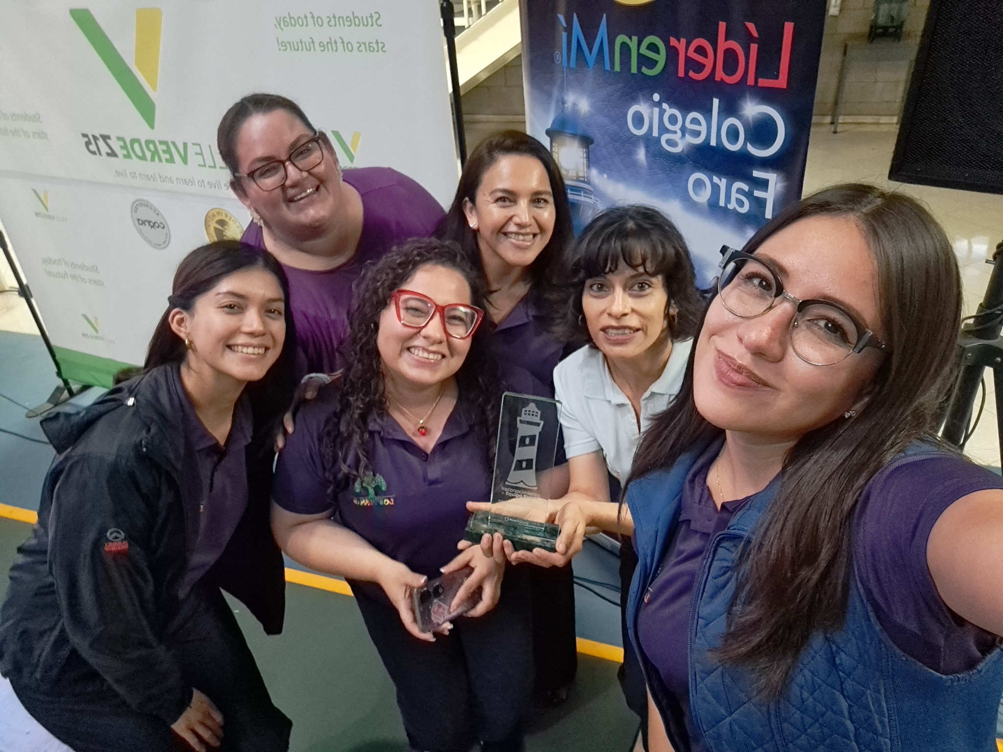 Equipo docente premiado del Colegio Los Álamos